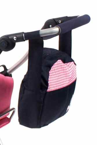 Bayer Chic 2000 853 46 – Puppenwickeltasche, pink Checker -