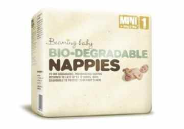 Beaming Baby Biologisch Abbaubare Windeln MINI Windeln – 20 Stück -