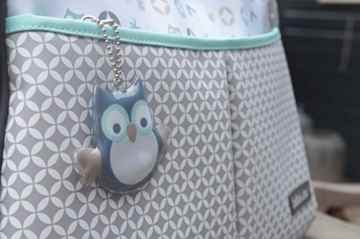 bébé-jou 310032 Wickeltasche mit Unterlage Owl family -