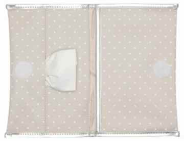 bébé-jou 310239 Windeletui in gepunktete Naturfarben, weiß/beige -