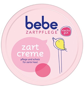 bebe Zartpflege Zartcreme, 6er Pack (6 x 150 ml) -