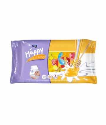 Bella Baby Happy Feuchttücher mit Milch & Honig 6×64 Stck. -