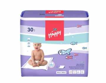 Bella Baby Happy Wickelunterlagen 60 x 60 cm, 2er Pack (2 x 30 Stück) -