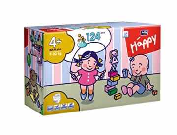 Bella Baby Happy Windeln, Big Pack, Größe 4 (Maxi+), 9-20kg, (1 x 124 Windeln) -