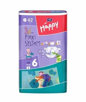 Bella Baby Happy Windeln Junior Extra Gr. 6 54 Stck. (16+ Kg) -
