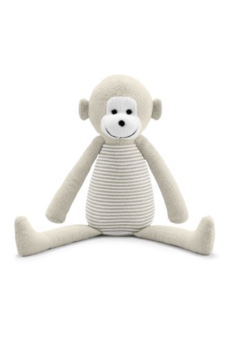 Bellybutton Kids 1193700-90645 Kuschelaffe, taupe gestreift -