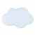 Bemini by Baby Boum 224CLOUD61SF Teppich / Krabbeldecke Wolke SOFTY CLOUD frost 82 x 110 cm ,blau -