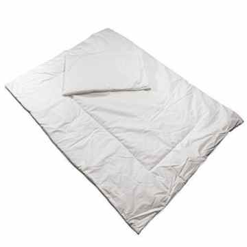 Bettzeug Baby Kissen 40 x 60 + Decke 120 x 90 Steppbett schmutzabweisend weiß -