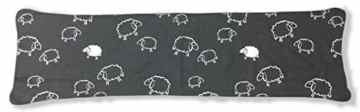 Bezug Seitenschläferkissen Schaafherde schwarz – 145×40 cm -