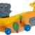 Bieco 23-115430ex – Kinder Garderobe Neue Welle, Elefanten -