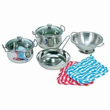 BINO 83392 – Edelstahl-Kochtopf-Set, 8 teilig -