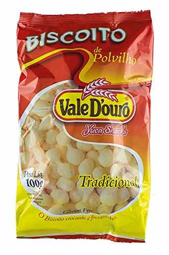 Biscoito de Polvilho Salgado VALE D´OURO Maniok Chips; -