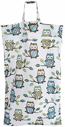 Blümchen hängender Windelsack XL mit Reißverschluss -