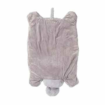 BORNINO HOME Kuschelkissen Elefant 56×80 cm Schmusekissen Babykissen, grau -