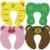 Bundle Monster 8 Türstopper zur Kindersicherung – weicher Finger-Klemmschutz – verschiedene Tiermotive -