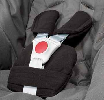 ByBUM® – Gurtpolster Set – universal für Babyschale, Buggy, Kinderwagen, Autositz (z.B. Maxi Cosi City SPS, Cabrio, Cybex Aton usw.); In vielen Farben; MADE IN EU -