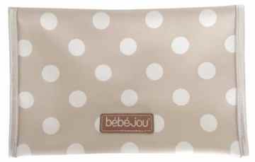 bébé-jou 310239 Windeletui in gepunktete Naturfarben, weiß/beige