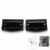 CARCHET® 2 x Auto Gürtelclip für Sicherheitsgurte Seat Belt Clip Stopper Set Schwarz -