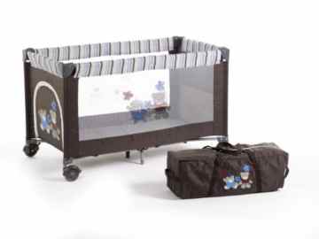 CHIC 4 BABY Reisebett LUXUS inkl. Reisebetteinhang und Tragetasche, Design Auswahl -