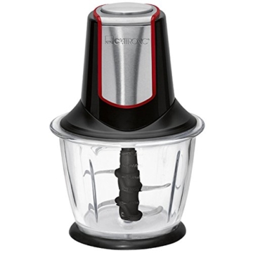 Clatronic Zerkleinerer MZ3560 300 W black, Edelstahl, Rot -