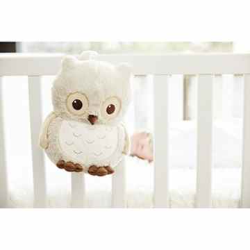 Cloud b Sunshine Owl Natural – Einschlafhilfe Eule – Kuscheltier mit Sound Sunshine Eule -