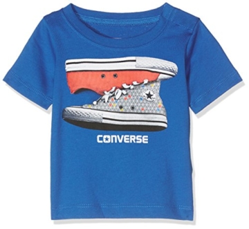 Converse Baby-Jungen T-Shirt Sneaker Stack Tee Soar -