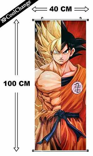 CoolChange Großes Dragon Ball Rollbild / Kakemono aus Stoff Poster, 100x40cm -
