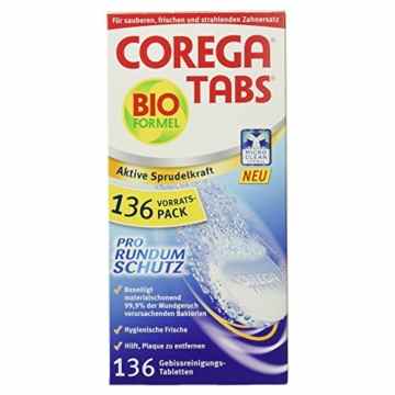 Corega Tabs mit Bioformel, 136 Stück -