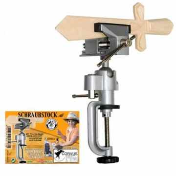 CORVUS 600173 – Kids at Work Schraubstock drehbar, Verschiedene Spielwaren -