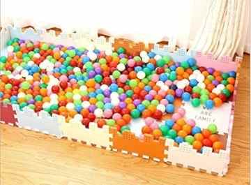 Da.Wa Bällebad Bälle Plastikbälle Kinderbälle Kunststoffbälle Ball für Bällebad-Pool Plastikbälle Babybälle Ø 5.5 cm, Menge:100 -