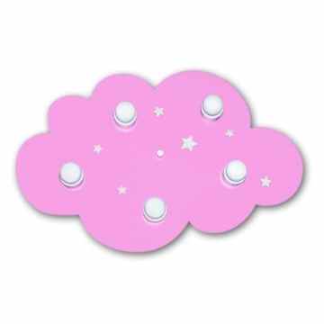 Deckenleuchte Wolke rosa/weiß -