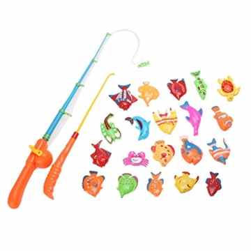 Demiawaking Fisch kindermagnetisches Magnet Fischen Kinder eared pädagogisches Spielzeug -