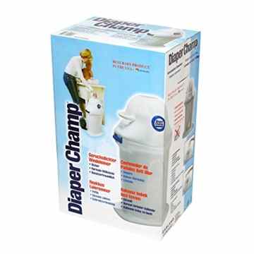 DIAPER Champ® Windel entsorgen Bin geruchlos Baby Windeleimer (Gerüche kostenlos) Regular -