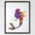dignovel Studios Meerjungfrau Ariel Disney Princess Aquarell Art Print Wall Art Girls Poster Room Decor Art Aufhängen Kids Art Geburtstag Geschenk eine Hochzeit n015-unframed -