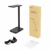 Dimmbare LED Schreibtischlampe, Soft Digits 8W Tischlampe / Tischleuchte / Nachttischlampe mit Touch Panel / Anpassbare Farbtemperatur / Memory-Funktion / Automatischer zeitgesteuerter zum Lesen, Lernen und Entspannten Arbeiten -