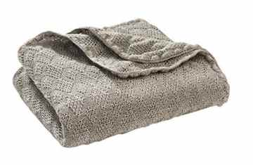 Disana Baby Wolldecke – Gestrickt aus 100% kbT Schurwolle, Größe 100x80cm -