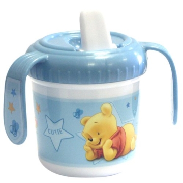 Disney 33885 Schnabeltasse, Aufdruck Winnie / Tigger / I-Ah, Blau -