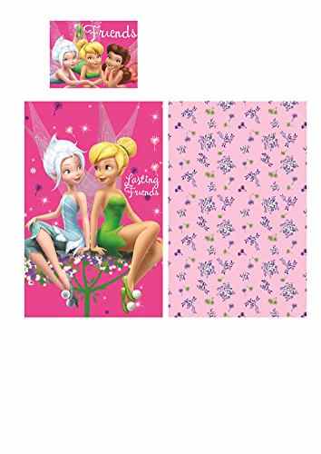 Disney Fairies Tinkerbell Baby Bettwäsche 90×140 cm (Oeko Tex Standard 100) -