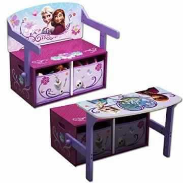 Disney – Kindersitzgruppe – Kindertisch – Kinderbank 3in1 mit Motivauswahl (Frozen) -