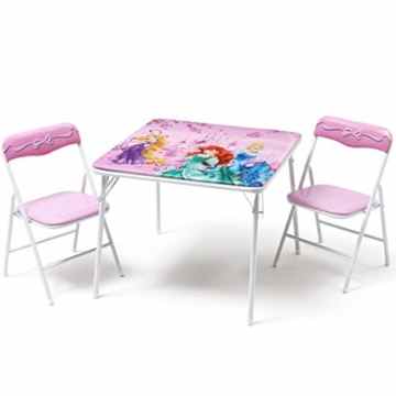 Disney Princess Kindersitzgruppe Sitzgruppe Klapptisch Klappstuhl KIndermöbel Tisch + 2 Stühle NEU -
