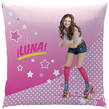 Disney Soy Luna 044280 Roller Kissen, Polyester, rosa, 40 x 40 cm -