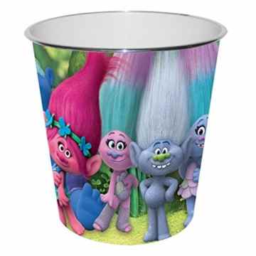 DreamWorks TROLLS – Papierkorb Mülleimer Abfalleimer Eimer Aufbewahrung Kinderzimmer -