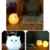 【Promotion】LED dimmbare Nachtlicht, Florally Kinder Silikon LED Nachtlicht mit 7 Beleuchtung, Stimmung Lampe mit eingebaute Akku, Berührungssensor, Yoga Lampe, dimmbares Weiß/Farbwechsel mit Touch Schalter für Babys Zimmer,Schlafzimmer, Wohnräume, Camping, Picknick Indoor/Outdoor -
