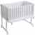 Easy Baby 162-00 Beistellwiege dream und drive weiss, Inklusive Matratze 269 und Nestchen, weiss -
