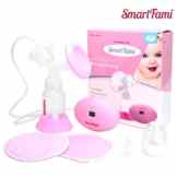 Elektrische Milchpumpe Brustpumpe von SmartFami®:Elektrische Einzelmilchpumpe Mimic natürlichen Stillen, Komfort Milchpumpe mit Naturnah, Weniger Schmerz, Einzel Silikon Cup, 5 Massieren Petals, 9 Einstellungen für Absaug- Get One für Quick and Quiet Pumping! -