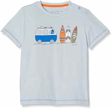 ESPRIT Baby-Jungen T-Shirt, Weiß (Pastel Blue 412), 62 -