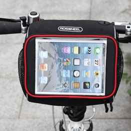 evertrust (TM) UK Wasserdicht Radfahren Fahrrad Fahrrad Falt Front Lenkertasche Korb Transparent PVC Pouch für iPad Mini 17,8 cm-8 „Tablet PC