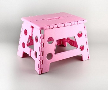 F-Eshion 1pc * kleine tragbare Kunststoff Klappstuhl -