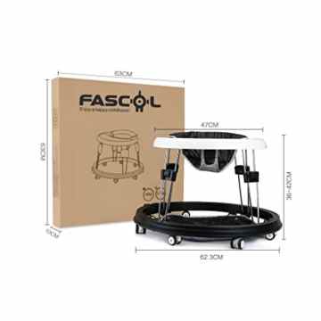 Fascol faltbar Lauflernhilfe / Babyschaukel Baby Walker Lauflernwagen Gehhilfe 36-42cm -