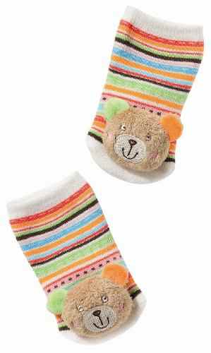 Fehn 091519 Rasselsöckchen Teddy, Oskar -
